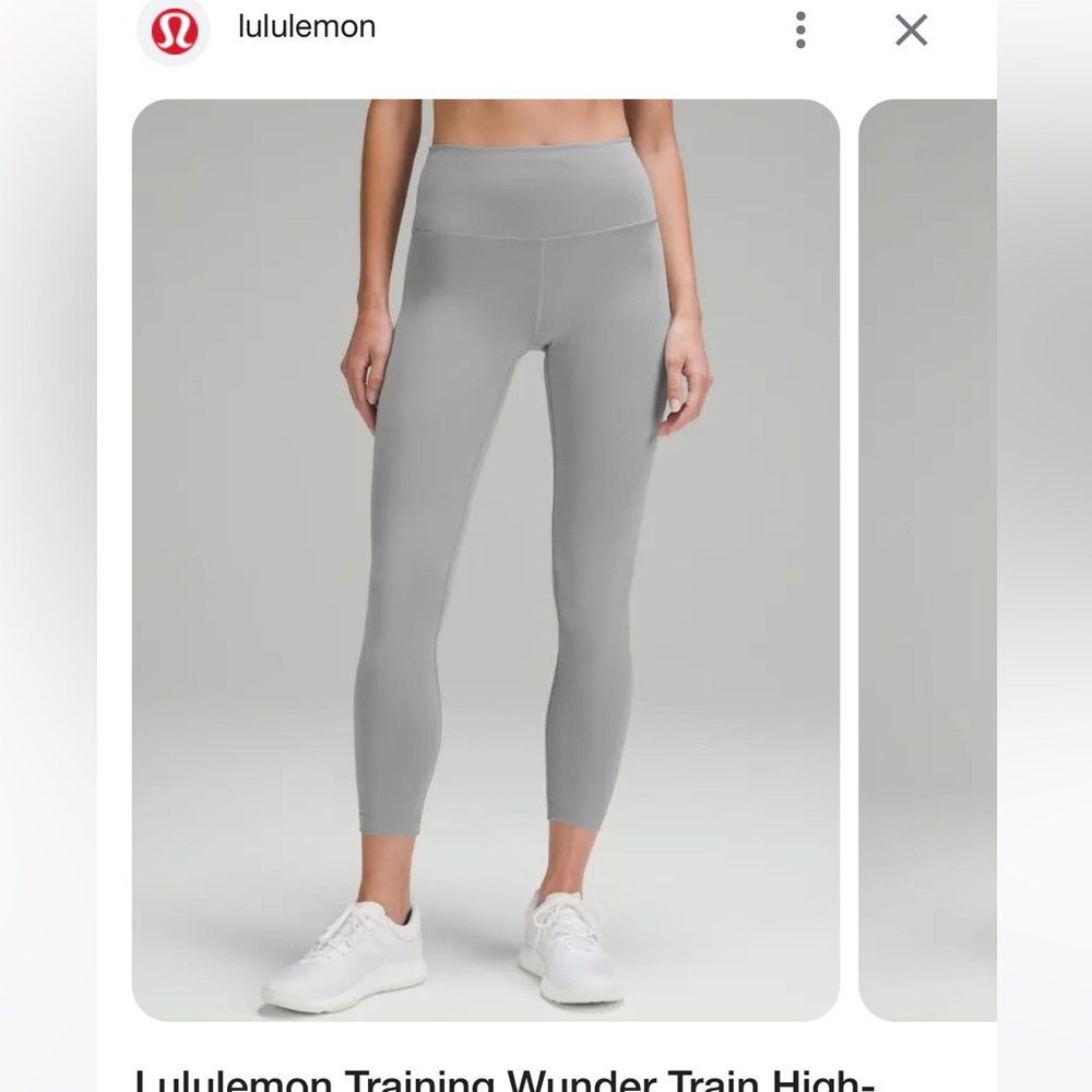 Lululemon womens grey leggings